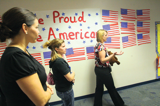 Small group school tours for KSD parents ease new school anxiety